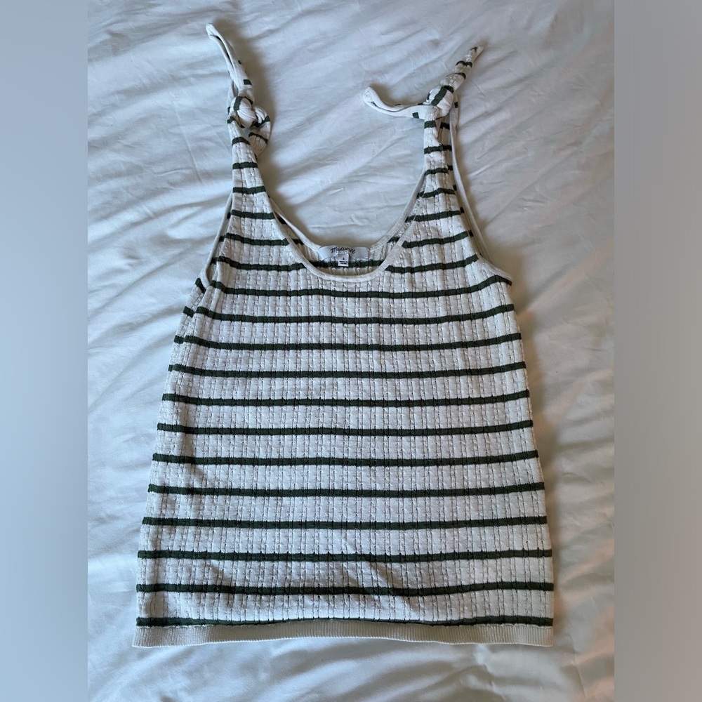 Madewell Striped Tank Top
Size s